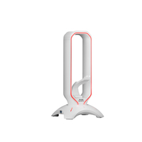 Mars Gaming MHHPRO Para Ratón + HUB 2x USB 3.0 Blanco - Soporte Auriculares + Bungee