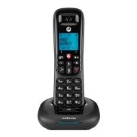 Motorola CD4001 DECT Call Blocking Negro
