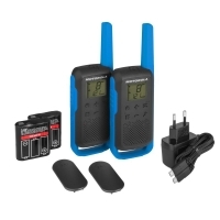Motorola T62 8Km 16 Canales Dúo Azul - Walkie Talkie