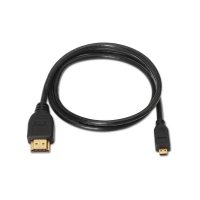 Nano Cable Micro HDMI Alta Velocidad / HEC A/M-D/M Negro 1.8m