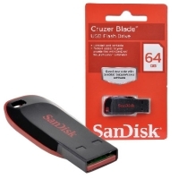 Sandisk Cruzer Blade 64GB USB 2.0 Negro