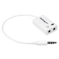 Startech Adaptador Auriculares Micrófono Mini-Jack 3.5mm 4 Pines Conectores Auriculares - Adaptador