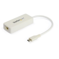 Startech Ethernet USB-C Puerto USB 3.0 Blanco - Adaptador