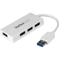 StarTech ST4300MINU3W USB 3.0 Super Speed 4 Puertos Blanco