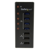 StarTech ST4300U3C3 USB 3.0 4 Puertos Con 3 Puertos de Carga - Hub