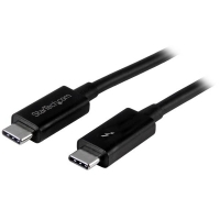 StarTech Thunderbolt 3 USB-C 2x 2m Negro - Cable