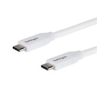 Startech USB-C a USB-C 2m Blanco - Cable USB