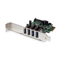 Startech Ex 4 Puertos USB 3.0 Low Profile