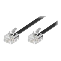 Wentronic RJ11 3m Negro - Cable Teléfono