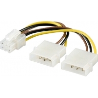 Wentronic VGA Auxiliar 2x5.25 a PCIE 6Pin - Cable Alimentación