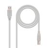 Nanocable USB 2.0 Impresora Tipo A/M-B/M Beige 1.8m - Cable USB