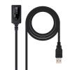 Nanocable Prolongador USB 2.0 Con Amplificador A/M-A/H Negro 5m - Cable USB