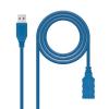 Nanocable USB 3.0 2 metros Macho / Hembra - Cable Alargador