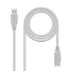 Nanocable USB 2.0 1.8m Beige - Alargador USB