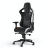 Silla Gaming Noblechairs Epic Real Cuero Blanco Rojo