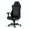 Silla Oficina Noblechairs Hero PU Cuero Negro Blanco