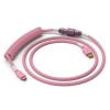 Cable Teclado Glorious PC Gaming Race Cable Espiral Rosa