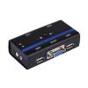 Switch KVM Aisens A111-0064 KVM VGA USB 1U-2PC+Cable Negro