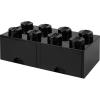 Lego Brick Drawer 8 Negro