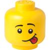 Lego Storage Head "Silly" Amarillo