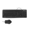 Combo Teclado/Ratón Coolbox Teclado + Ratón USB Negro
