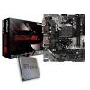 Pack  AMD Ryzen 5 4650G 4.2GHz Tray + ASRock B450M-HDV
