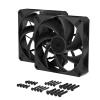 Ventilador Corsair RS140 MAX PWM 140mm Doble Pack Negro