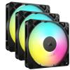 Ventilador Corsair RS120 ARGB PWM 120mm Triple Pack Negro