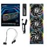 Ventilador Lian Li Uni Fan SL LCD ARGB Reverse Blade 120mm Triple Pack Wireless Negro