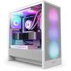Caja/Torre NZXT H5 Flow RGB Blanco