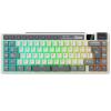 Teclado Gaming Royal Kludge RKM70 ISO-ES RGB Hot-Swappable Switch Beige Wireless Cyan Purple