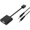 Adaptador HDMI Aisens A122-0126 A SVGA Con Audio Macho/Hembra Negro