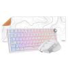 Pack  Royal Kludge RKR75 ISO-ES + Powercolor Alphyn AM10 + Phoenix Stratos Cuero 90x 40cm Blanco