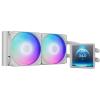 Kit Refrigeración Líquida Gamdias Aura GL240 LCD ARGB Blanco