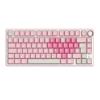 Teclado Royal Kludge R75 Hot Swap Switch Cream Pink Melody