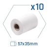 Papel Térmico Iggual Pack 10 Rollos 57x35