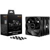 Ventilador be quiet! Pure Wings 3 120mm Reverse Triple Pack Negro