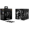Ventilador be quiet! Pure Wings 3 140mm Triple Pack Negro