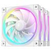 Ventilador DeepCool FL12R ARGB 120mm Triple Pack Blanco