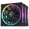 Ventilador DeepCool FL12 ARGB 120mm Triple Pack Negro