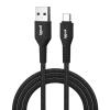 Cable USB iggual Tipo A A Tipo C 3A 100cm Trenzado