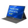Monitor iggual MPL156 Portátil 15.6 pulgadas FHD IPS USB-C Con Funda