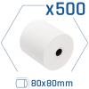 Papel Térmico iggual Pack 500 Rollos Sin BPA 80x80mm