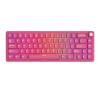 Teclado Royal Kludge R65 ISO-ES Hot-Swappable Switch Cream Berry Red