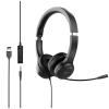 Auriculares Acer AHW154 Office Headset USB Negros