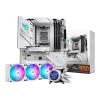Pack Asus ROG Strix B850-A Gaming WIFI + Asus ROG Strix LC III 360 ARGB LCD Blanco
