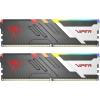 Memoria DDR5 Patriot Viper Venom RGB 64GB 2x32GB 6000MHz CL40 EXPO-XMP Negro Blanco