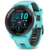 Smartwatch Garmin Forerunner 265 46mm Negro Con Carcasa En Turquesa Y Correa De Silicona Turquesa / Negro
