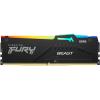 Memoria DDR5 Kingston Fury Beast RGB 32GB 1x32GB 6000MHz CL36 EXPO-XMP DIMM Negra