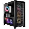 Caja/Torre Corsair Frame 4000D LCD RS ARGB Premium ATX Pantalla Táctil LCD 14.5 pulgadas Cristal Templado Negro